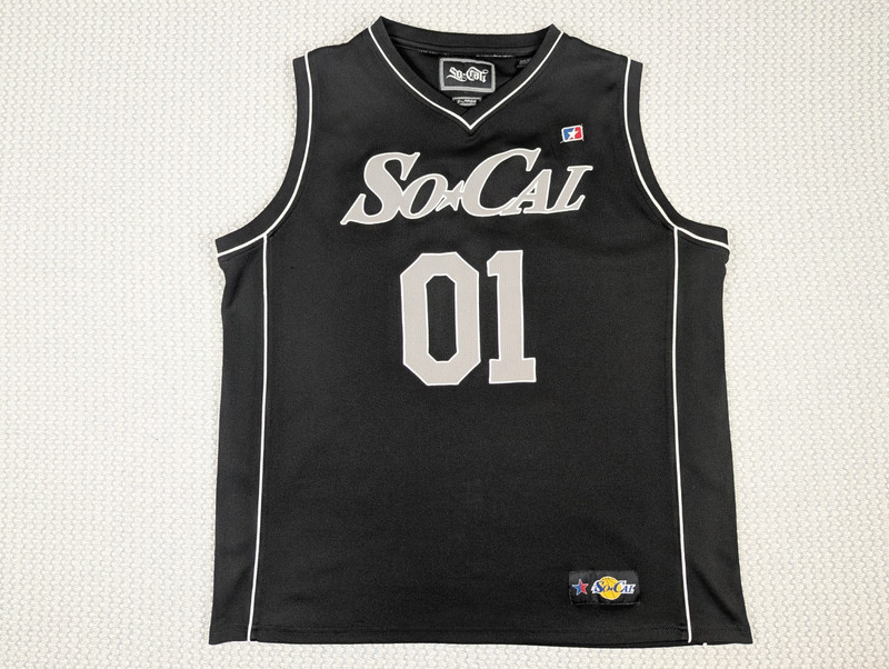 So*Cal Black Basketball Jersey XL Hotcakes KJ6703 Mesh Tank Vintage Y2K gallery