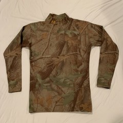 Under Armour Tactical Base Layer Shirt Men’s L Realtree Hardwoods Camo Mock Neck