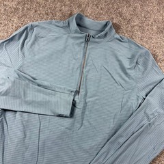 Lululemon Metal Vent Tech 1/2 Zip Mens XL Blue Pullover Running Training Shirt