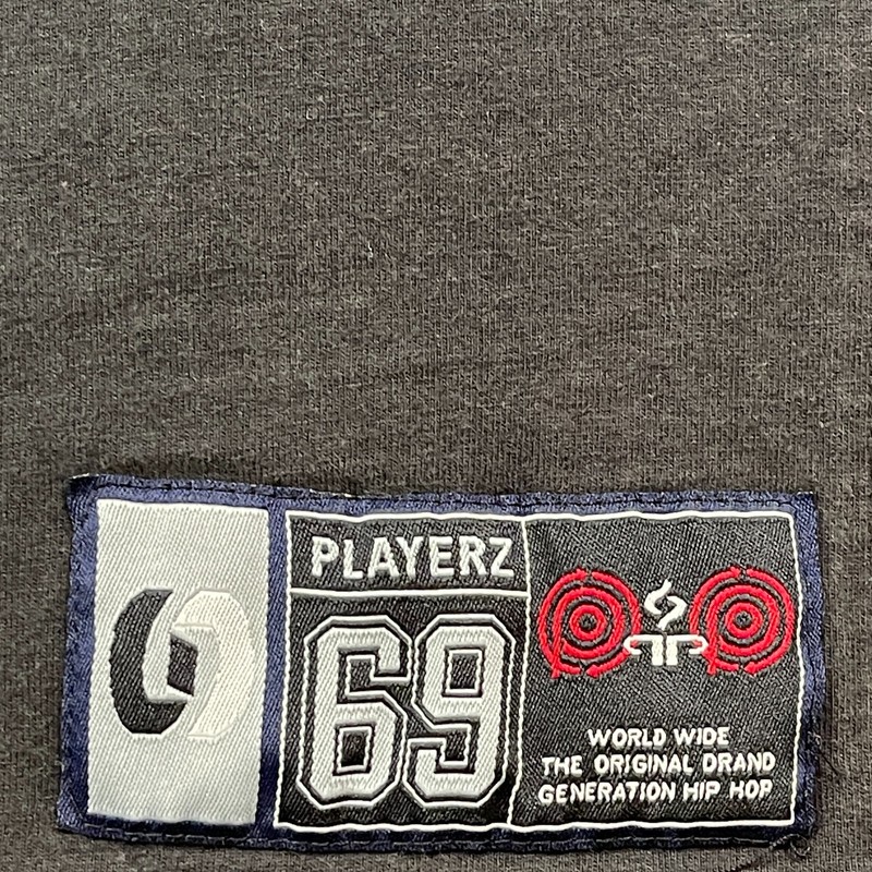 Vintage Y2K Playerz 69 Basketball Jersey XL 24x28 Black Gray Tank-Top gallery