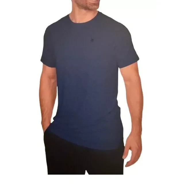 Spyder Active Men's Size Small Blue Short Sleeve 4 Way Stretch Shirt NWT