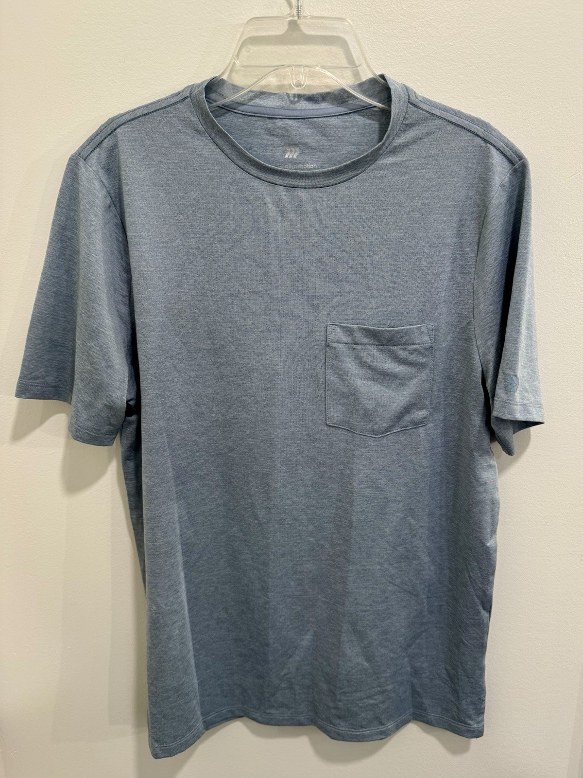 Men’s Small Light Grey Active Tee All In Motion Brand gallery
