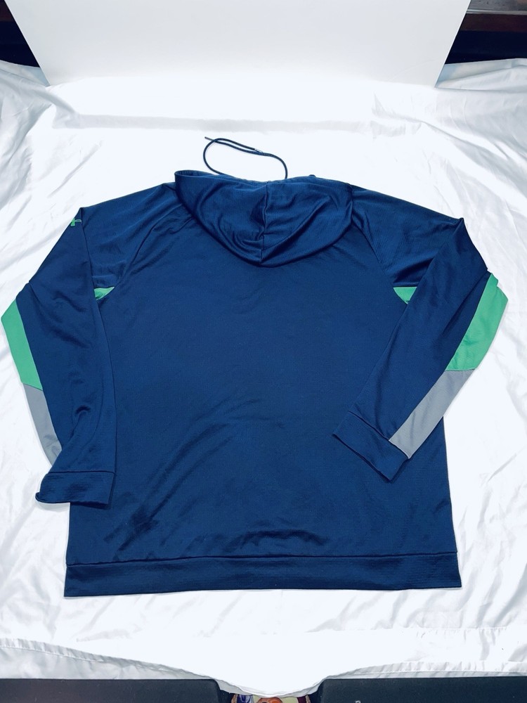 Under Armour, Fighting Irish. ColdGear Long Sleeve Pullover Hooded Shirt. M Lg/G