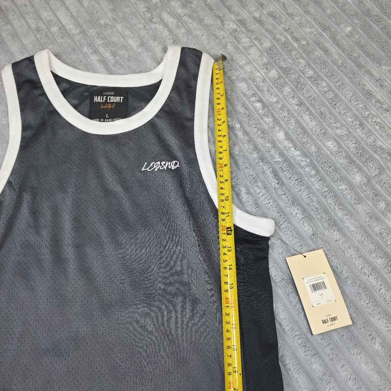 Legend Half-Court Basketball Mesh Jersey Atlantic Sea Agave Mens Size L NWT gallery