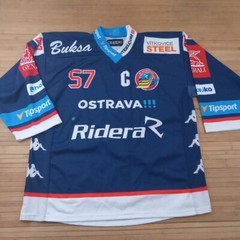 Kappa HC Vitkovice Czech Republic Hockey Jersey Size Small Rostislav Olesz #57