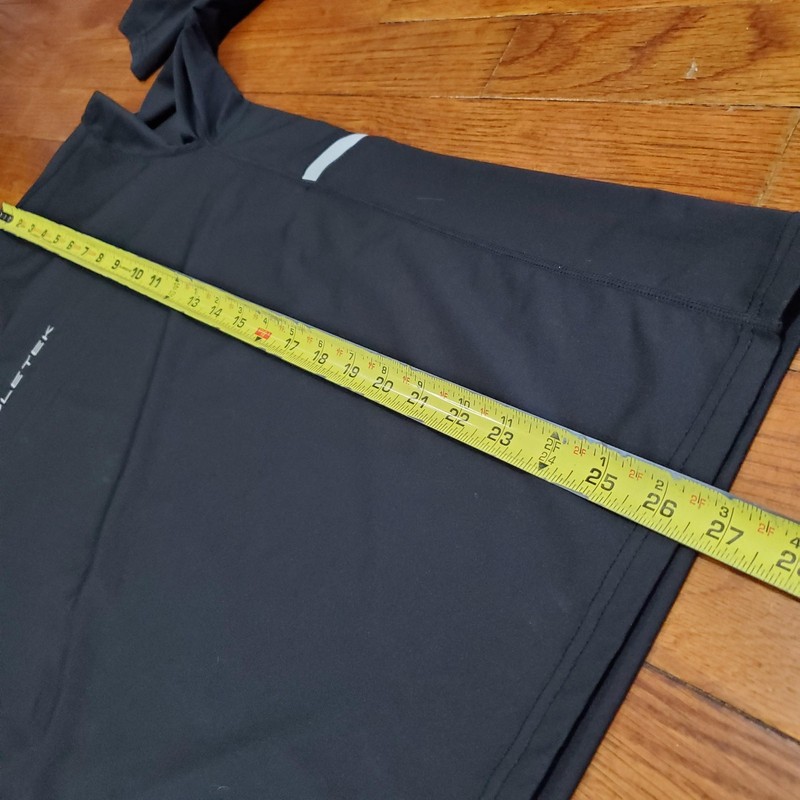 Paddletek Shirt Mens Medium Black Long Sleeve Performance Athletic Stretch Top gallery