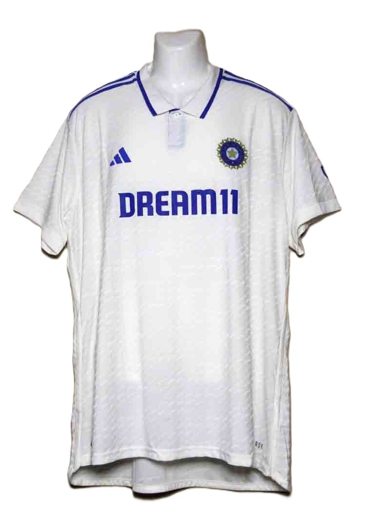 Adidas Dream 11 Cricket Jersey India White Blue Men's Size 2XL gallery