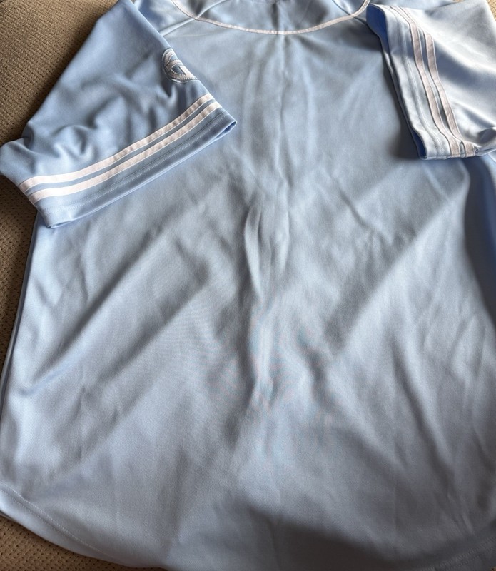 Vintage P Miller Jersey Mens Large Blue Snap Button Baseball No Limit Rap gallery