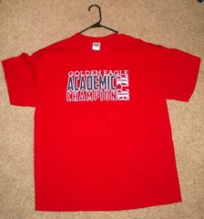 UofA University of Arizona Wildcats Academic Champion 2012-2013 Red Shirt L & XL