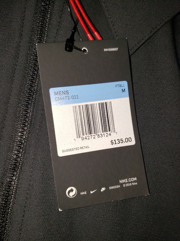 Nike Therma Jacket Dri-Fit Football CI4472-011 NWT gallery