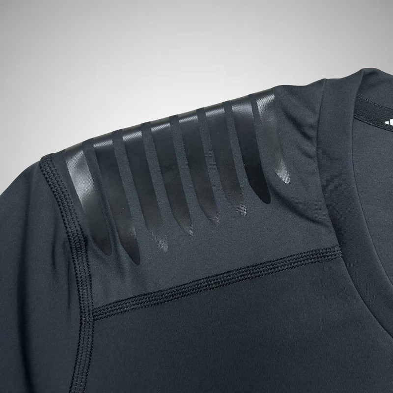 $120 Adidas Techfit Control Rheon Black Training Shirt Men's Size XL HS9814 NEW gallery