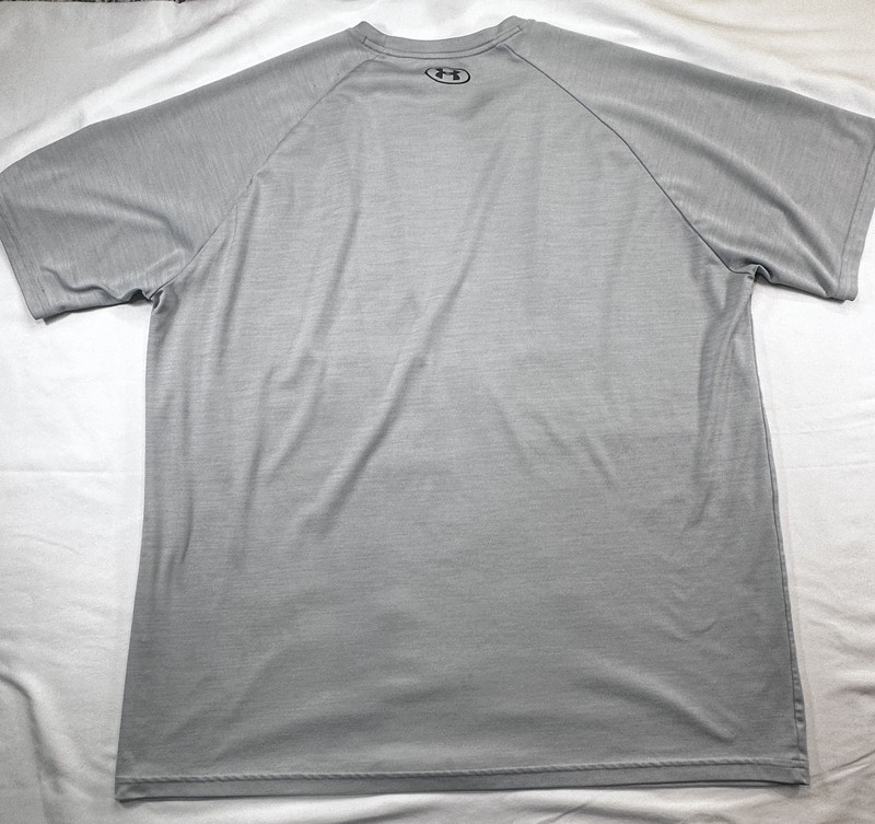 Under Armour Gray, Beige, & Blue Dri-Fit Adult Men's XXL Shirt HeatGear Lot of 3 gallery