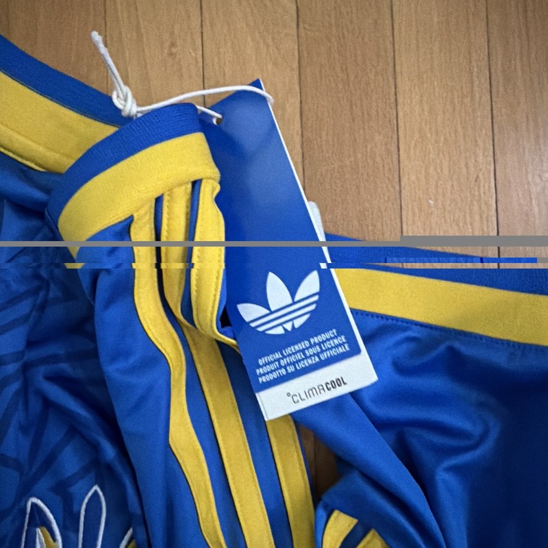 adidas men Ukraine 26 Away Blue Jersey soccer NWT $130 gallery