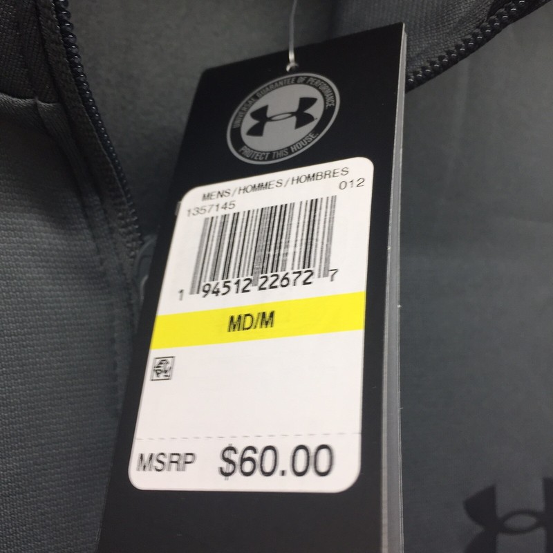 Under Armour Men's Fleece 1/2 Zip Long Sleeve Shirt Color Grey Size Medium gallery