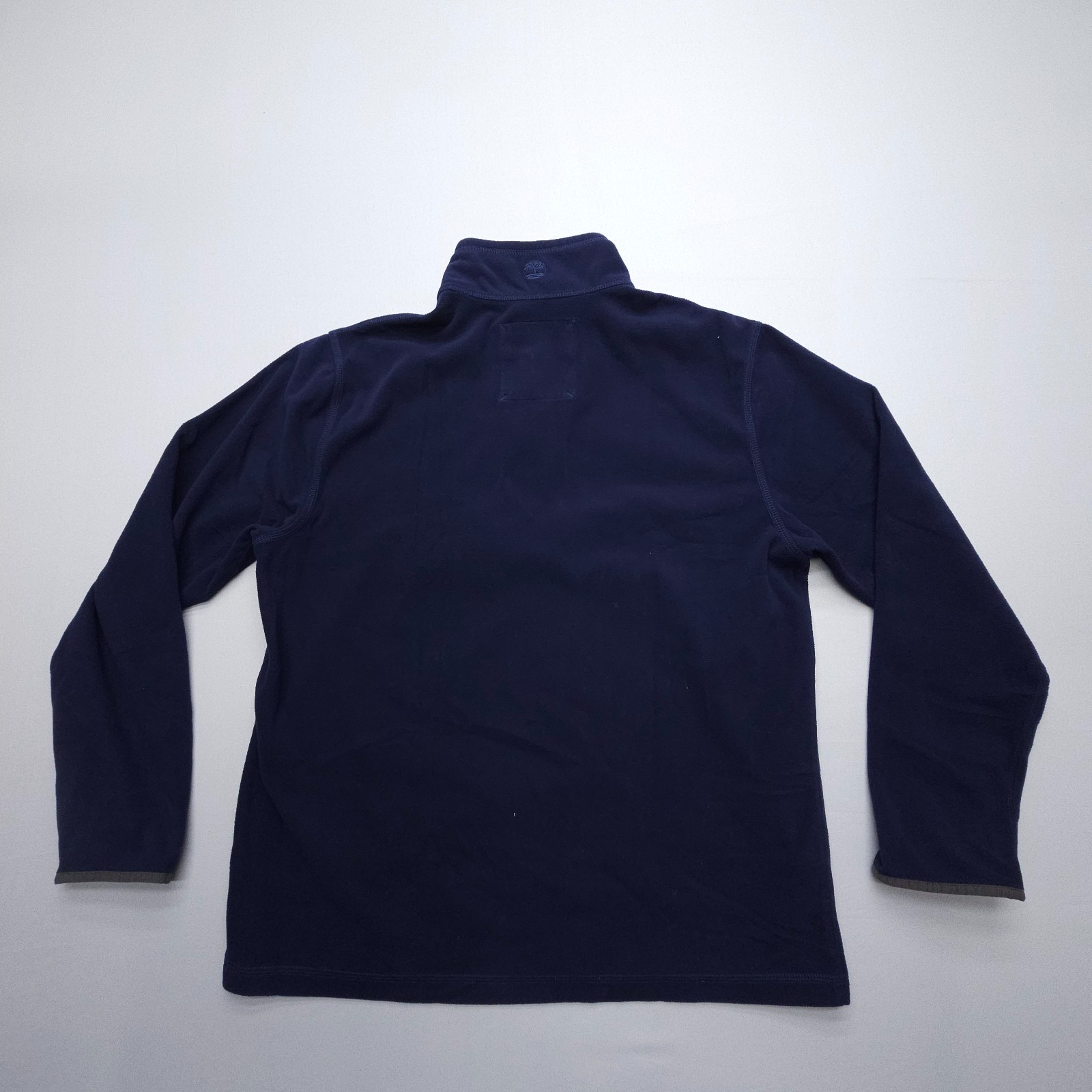 Timberland Half Zip Fleece Jacket Mens Large Dark Blue Hiking Camping Travel gallery