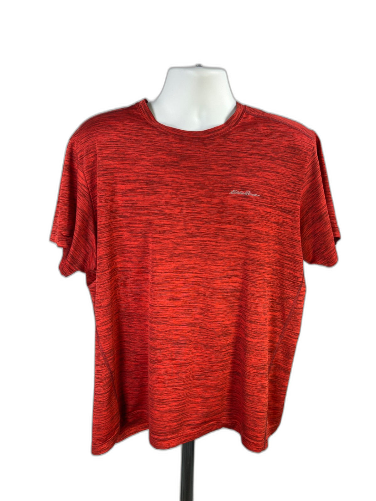Eddie Bauer Men's Red Heathered Short Sleeve Active T-Shirt - XL gallery