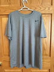 Nike Dri Fit Dark Gray Heather T Shirt Mens XXL Basketball Baseball Football