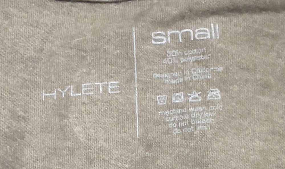 Hylete Men's Olive Green Tank Top White Logo Size S NWT Lightweight