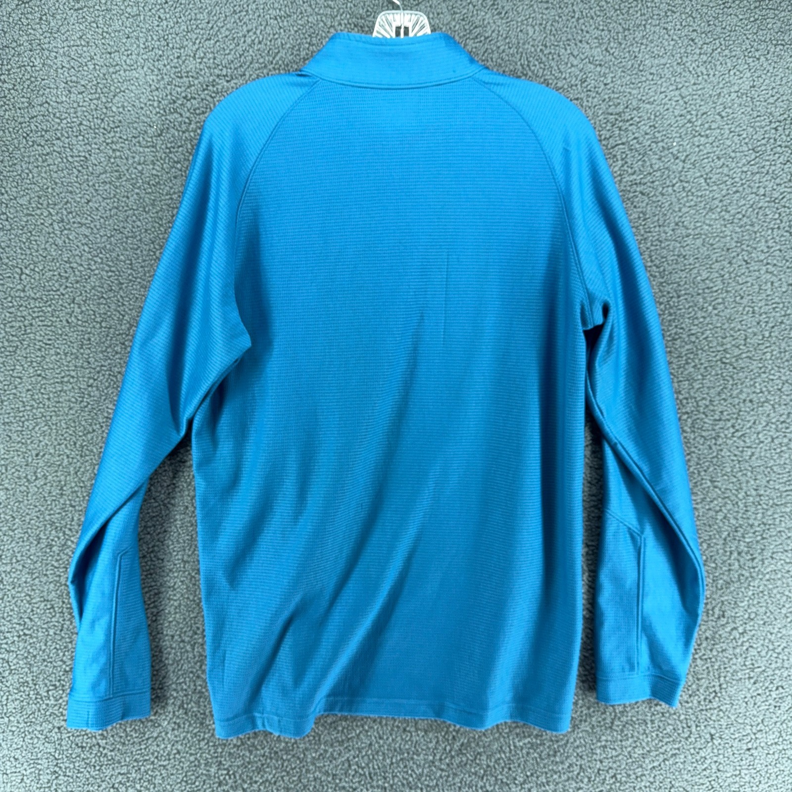 Under Armour 1/4 Zip Pullover Mens L Blue Athletic Long Sleeve Loose Fit Workout gallery