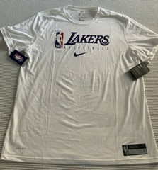 Nike NBA LA Lakers Player Issued Size XL Warm Up Shooting Shirt CD2739-100 NWT