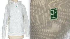 NIKE CHALLENGE COURT TENNIS SINNER ALCARAZ AGASSI WIMBLEDON WEATSHIRT HOODIE HTF