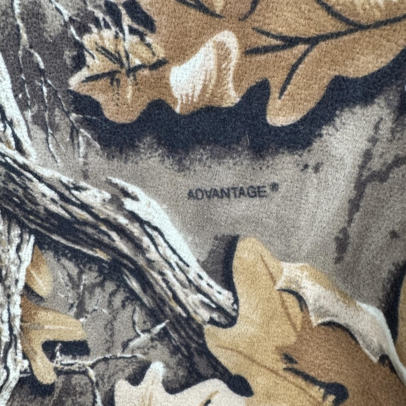 Cabela's Shirt Mens Medium Advantage Camo Gore Windstopper Mock Neck Hunting USA gallery