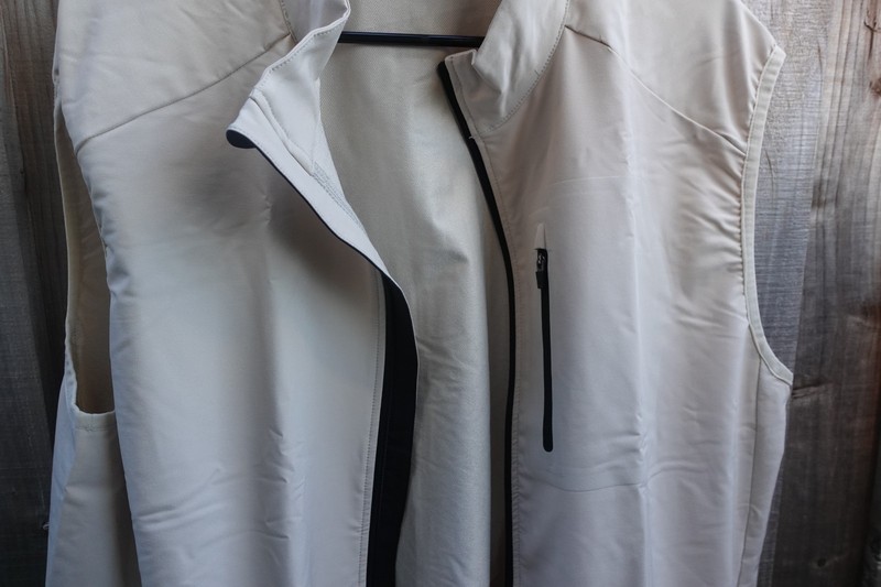 Michel Rouen Mens Performance Golf Moisture Wicking Vest xl Tan located da49 gallery