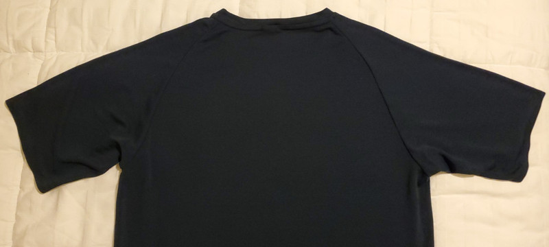 MUJI Activewear Men's Lightweight Dark Navy Blue T-Shirt Size Small gallery