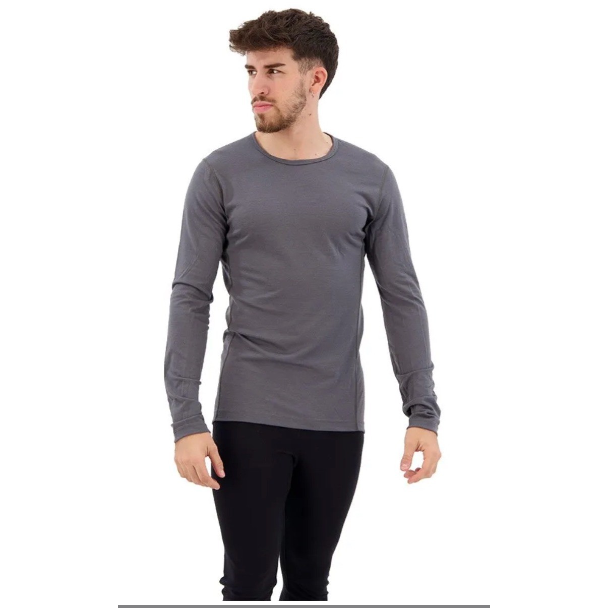 Adidas Terrex Xperior Merino 200 Baselayer Long Sleeve Grey Mens M HZ8564 NEW gallery