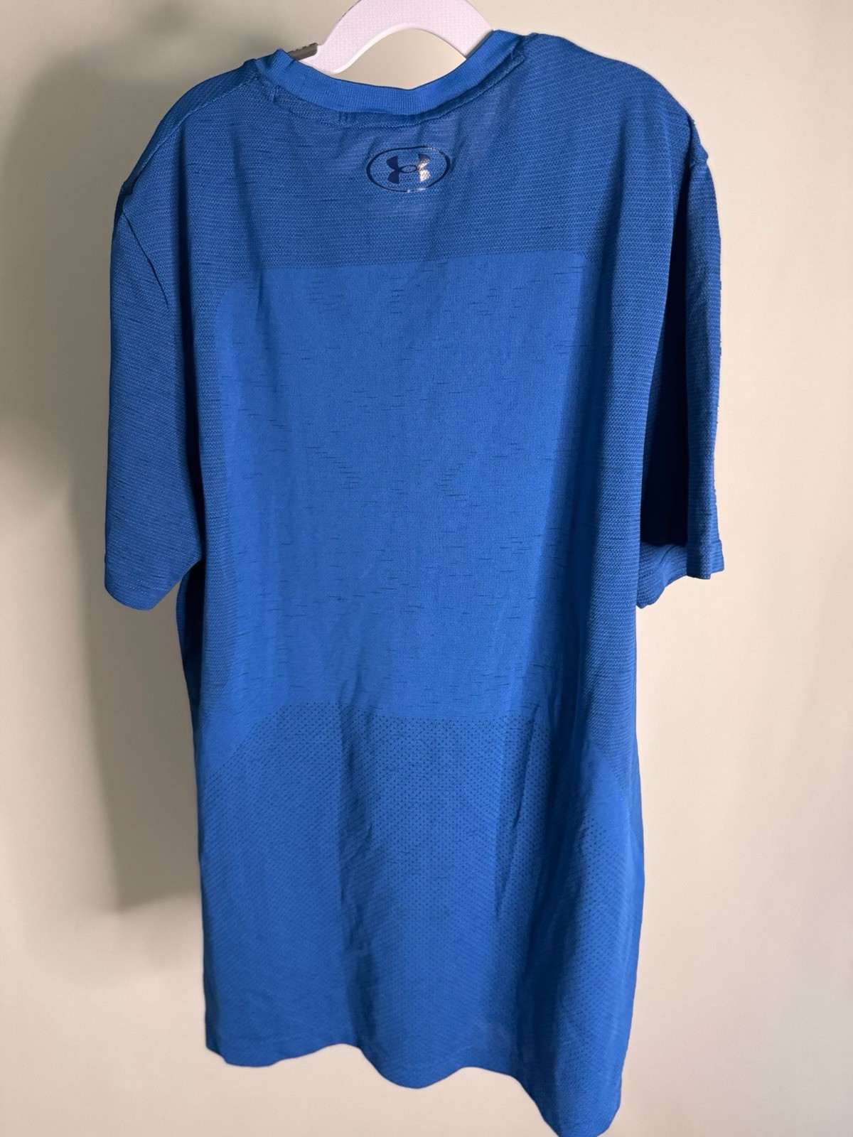 Under Armour Men's Vanish Seamless Short Sleeve Shirt Blue Size Small gallery