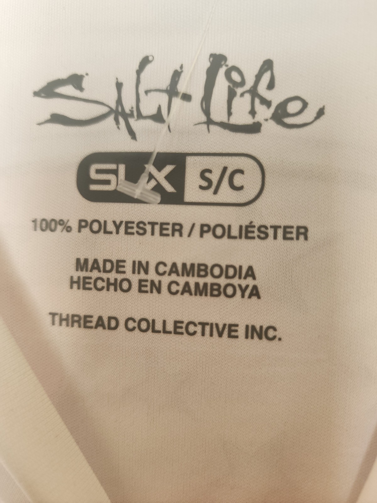 Salt Life SLX Performance Long Sleeve Fishing Shirt White S NWOT Beach Surf UV gallery