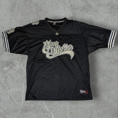 G-Unit Generation Hip-Hop Men’s XL Black Mesh V-Neck Jersey Graphic Logo