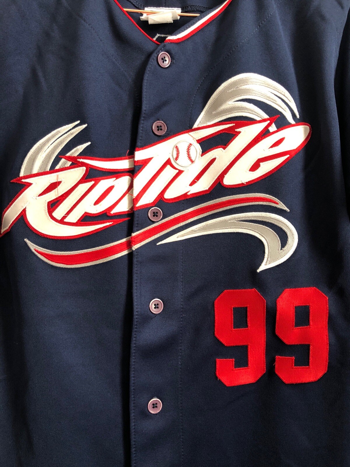 Riptide Baseball Newport Travel Ball Jersey #99 Rare Vintage Size S gallery