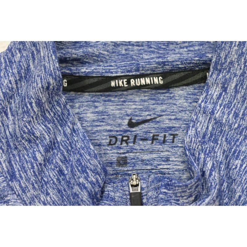 Nike Running 1/4 Zip Pullover Jacket Mens Large Blue Dri-FIT Excellent gallery
