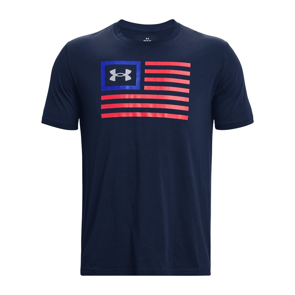 Under Armour 1373885 Men's UA Freedom Chest Graphic T-Shirt, Academy, Medium gallery