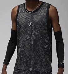 Nike Air Jordan Sport Dri-FIT Mesh Jersey Jumpman Black Sz Small FN5854-010