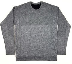 Lululemon Mens Engineered Warmth Long Sleeve Crew Size Medium Heather Gray