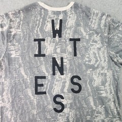 Nike Dri Fit The Tee Men 3XL Grey White Athletic Cut Lebron James Witness “Flaw”