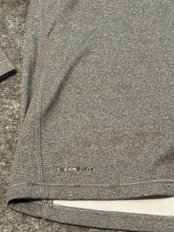 Nike Therma-Fit Quarter Zip Pullover Mens Small Gray Long Sleeve Swoosh gallery