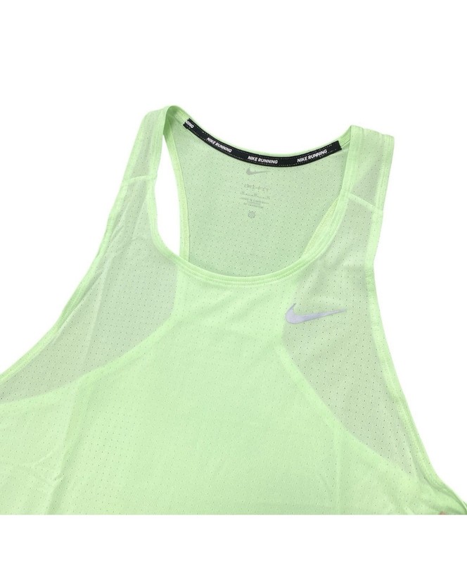 Nike Fast Men's Dri-FIT Running Singlet Size M Slim Fit Green FN4229-376 (J1) gallery
