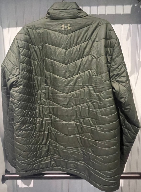 Under Armour ColdGear Reactor Packable UA Storm Jacket Men's XL Olive Green gallery