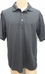 Grand Slam Golf L Black Polo Shirt Short-Sleeve