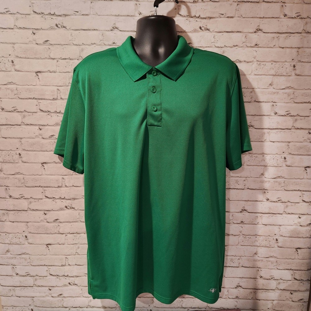 Nordictrack Green Athletic Performance Polo Shirt Men's XL