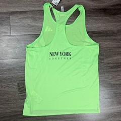 ADIDAS Adizero NYC New York Pro Elite Running Singlet Men’s M Lime JY6999
