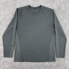 Ten Thousand The Versatile LS Shirt Men’s L Gray Performance Workout Running Gym