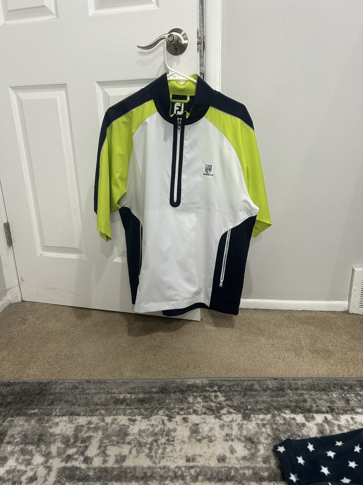 FootJoy Golf Men’s Wind Shirt with Cc Logo Size Small gallery