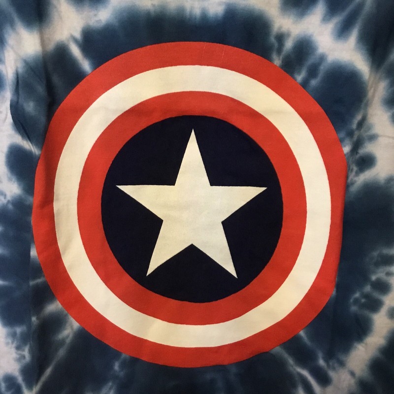Marvel Adult Captain America Tie Dye Tank Top gallery