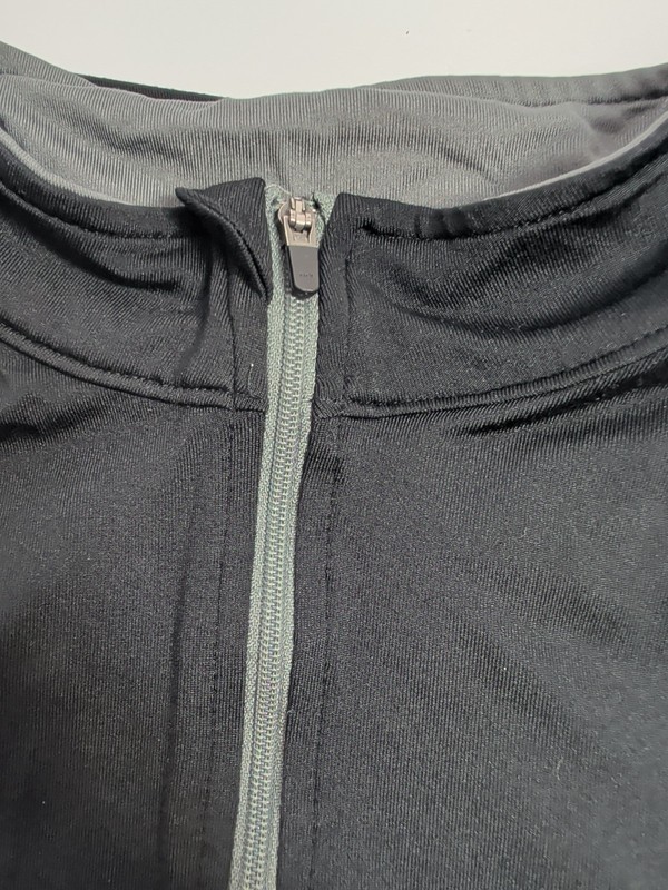 Reebok 1/4 Zip Black Play Warm Activewear Shirt Men's Size S Pullover Slick gallery