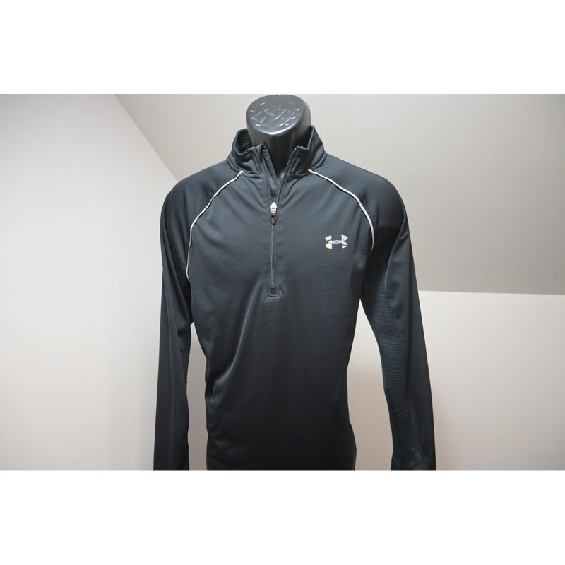 Under Armour Run Pullover Athletic Jacket Mens Large Black 1/4 Zip Excellent gallery