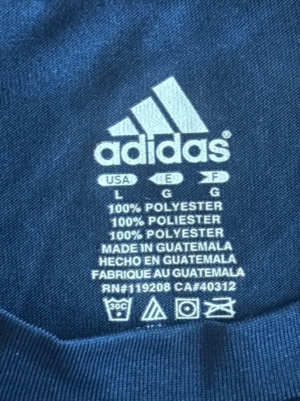 Adidas Men’s ClimaLite US Coast Guard Crew Neck T-Shirt Navy Lg - EUC! gallery